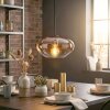 Mertola hanging light, pendant light Amber, clear, 1-light source
