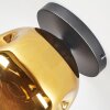 Ripoll ceiling light, globe light gold, 1-light source