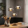Ironel hanging light, pendant light LED black, 1-light source