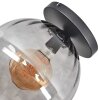 Koyoto ceiling light, globe light 30 cm Smoke-coloured, 1-light source