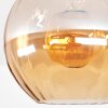 Koyoto ceiling light, globe light 30 cm Amber, 1-light source