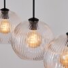Ripoll hanging light, globe light, pendant light clear, 4-light sources
