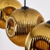 Ripoll hanging light, globe light, pendant light gold, 3-light sources