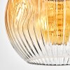 Ripoll hanging light, pendant light Amber, clear, 1-light source
