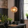 Ripoll hanging light, pendant light clear, coppery, 1-light source