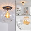 Koyoto ceiling light, globe light 30 cm clear, 1-light source