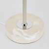 Ganik table lamp chrome, cream, sand-coloured, 1-light source
