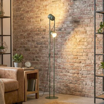 Horen floor lamp green, 2-light sources