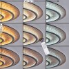 Lidor ceiling light LED gold, copper, black, 1-light source, Remote control