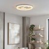 Rarel ceiling light LED Opal white, black, white, 1-light source