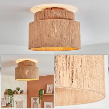 Rivan ceiling light beige, 1-light source