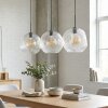 Ripoll hanging light, globe light, pendant light clear, 3-light sources