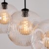 Ripoll hanging light, globe light, pendant light clear, 4-light sources