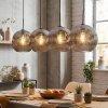 Ripoll hanging light, globe light, pendant light Smoke-coloured, 4-light sources