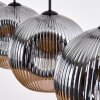 Ripoll hanging light, globe light, pendant light Smoke-coloured, 4-light sources