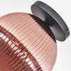 Koyoto ceiling light, globe light 30 cm coppery, 1-light source