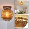 Koyoto ceiling light, globe light 30 cm gold, 1-light source