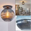 Koyoto ceiling light, globe light 30 cm blue, 1-light source