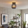 Koyoto ceiling light, globe light 30 cm blue, 1-light source