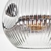 Ripoll ceiling light, globe light clear, Smoke-coloured, 1-light source