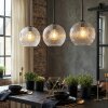 Ripoll hanging light, globe light, pendant light clear, 3-light sources