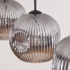 Ripoll hanging light, globe light, pendant light Smoke-coloured, 3-light sources