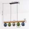 Gastor hanging light, globe light, pendant light Ecru, black, 5-light sources
