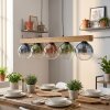 Gastor hanging light, globe light, pendant light Ecru, black, 5-light sources