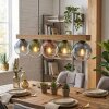Gastor hanging light, globe light, pendant light Ecru, black, 5-light sources