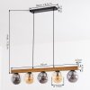 Gastor hanging light, globe light, pendant light Ecru, black, 5-light sources