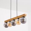 Gastor hanging light, globe light, pendant light Ecru, black, 5-light sources