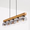 Gastor hanging light, globe light, pendant light Ecru, black, 5-light sources