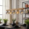 Gastor hanging light, globe light, pendant light Ecru, black, 5-light sources