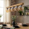 Gastor hanging light, globe light, pendant light Ecru, black, 5-light sources