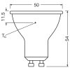 Osram lights GU10 4.5 Watt warm white dimmable 350 Lumen