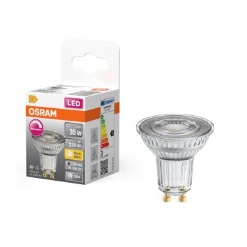 Osram lights GU10 3.4 Watt warm white dimmable 230 Lumen