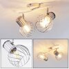 Barakaldo Ceiling Light chrome, white, 2-light sources