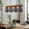 Gastor hanging light, globe light, pendant light Ecru, black, 4-light sources