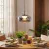 Ironel hanging light, pendant light LED black, 1-light source