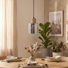 Mador hanging light, pendant light Ecru, black, 1-light source