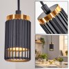 Fenik hanging light, pendant light black, 1-light source