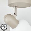 Sivol ceiling light, ceiling spotlight matt nickel, sand-coloured, 1-light source