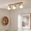 Sivol ceiling light, ceiling spotlight matt nickel, sand-coloured, 3-light sources