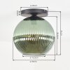 Koyoto ceiling light, globe light 30 cm green, 1-light source