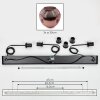 Ripoll hanging light, globe light, pendant light coppery, 3-light sources