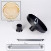 Koyoto ceiling light, globe light 30 cm Amber, 1-light source