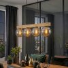Gastor hanging light, globe light, pendant light Ecru, black, 4-light sources