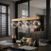 Gastor hanging light, globe light, pendant light Ecru, black, 4-light sources