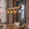Gastor hanging light, globe light, pendant light Ecru, black, 4-light sources