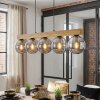 Gastor hanging light, globe light, pendant light Ecru, black, 5-light sources